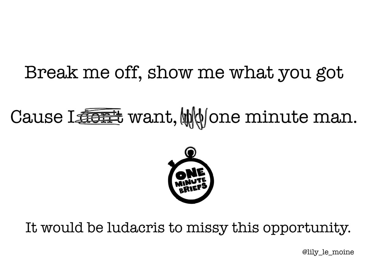 A little hip hop for <a href="/OneMinuteBriefs/">One Minute Briefs ⏱️</a> hiring brief. 
#OMBJOB #OMBLE