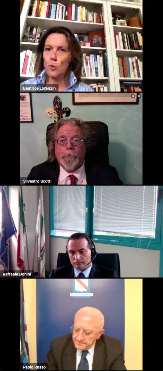 Fase 2: come le regioni la stanno affrontando #webinar #EDRA <a href="/BeaLorenzin/">Beatrice Lorenzin</a> <a href="/VincenzoDeLuca/">Vincenzo De Luca</a> <a href="/FimmgNazionale/">FimmgNazionale</a> <a href="/robersperanza/">Roberto Speranza</a> facciamo squadra tra governo e regioni partendo dal Sud