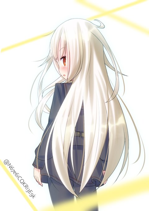 髪ながいのむずかしい#艦これ版深夜の真剣お絵描き60分一本勝負#艦これ版真剣お絵描き60分一本勝負_20200515#菊月 