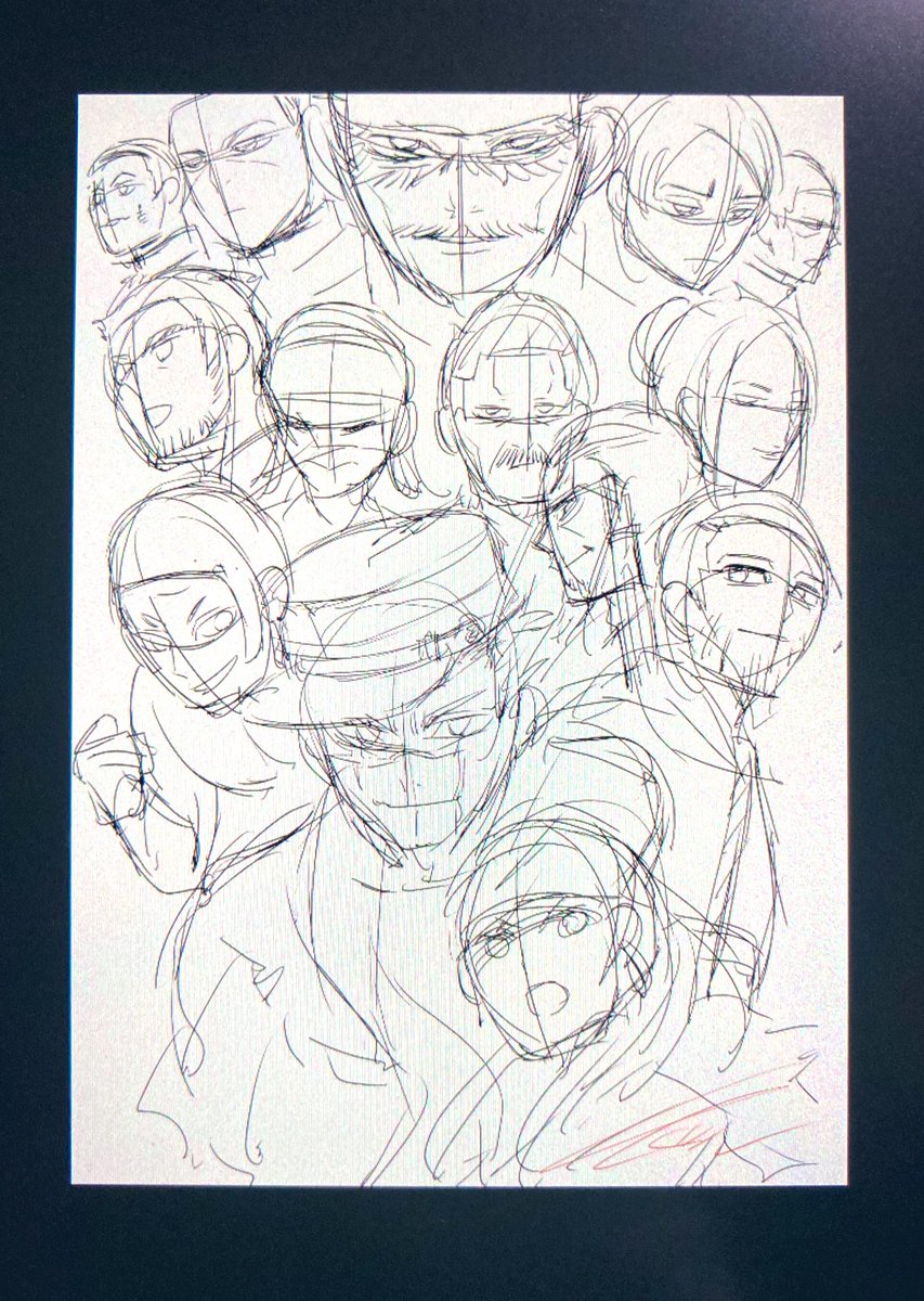 杉元を描いていただけなのに
描き終わるといいね… 