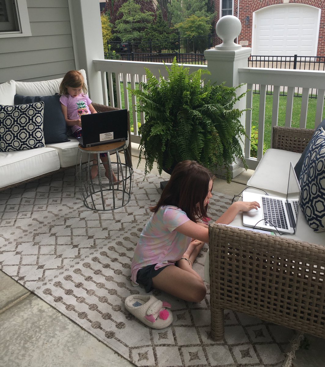 jwellman09's tweet photo. Must be @NCES_Knights #ThisIsHowINTI Front Porch Friday? #WeAreJCPSAtHome #HealthyAtHome https://t.co/VERRsON2kz