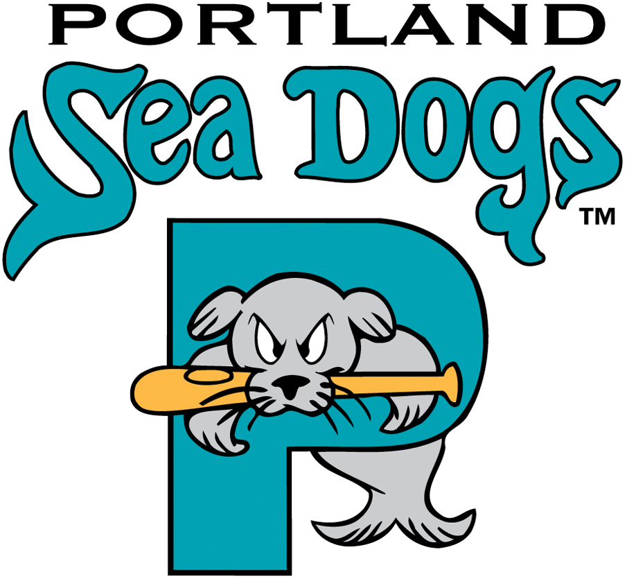 PortlandSeaDogs's tweet image. Who's the first player you think of when you see this logo?