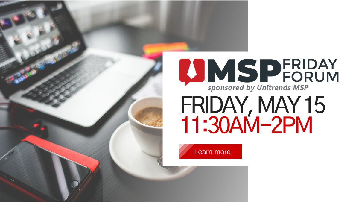 UnitrendsMSP's tweet photo. Survey says 74% will keep some employees at home, should you? This will be discussed during today's #MSPFridayForum, which starts in 1/2 an hour. Don't forget - the 1st 50 people to attend will get lunch on us! https://t.co/OiXaZApL8y https://t.co/tenptvc84W