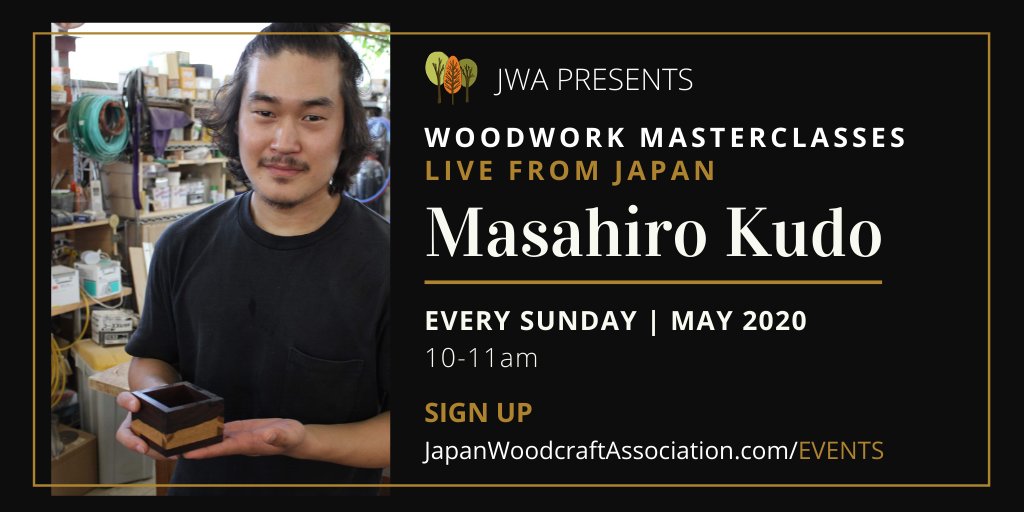 JapanWoodcraft's tweet photo. @artofstyle_ng Hello! We're a bit late to answer this, but please check out our website https://t.co/KiQuZBTvSr we've an online event this Sunday too! https://t.co/m7Bhmq9qBX