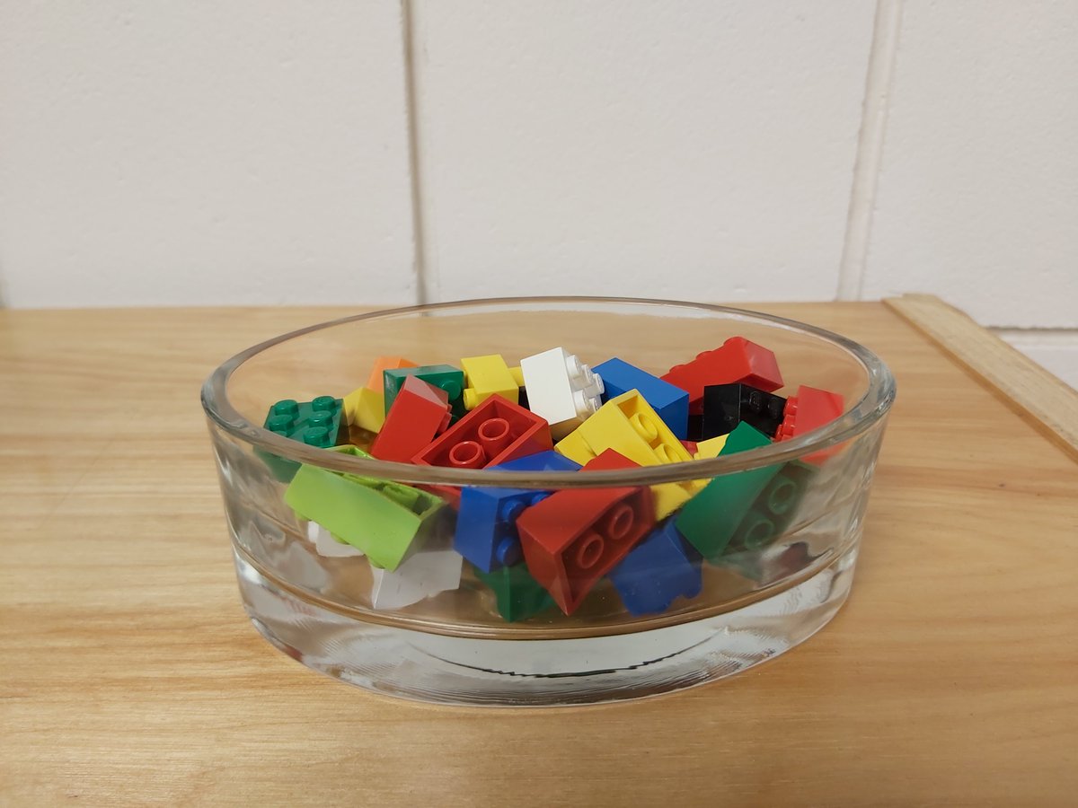 GillisSchool's tweet photo. #LEGO Estimation Challenge.
How many LEGO pieces are in the glass bowl? The two pictures are the same bowl (front and back).
Use your estimation strategies and the clues below. https://t.co/NvUKqYobSu