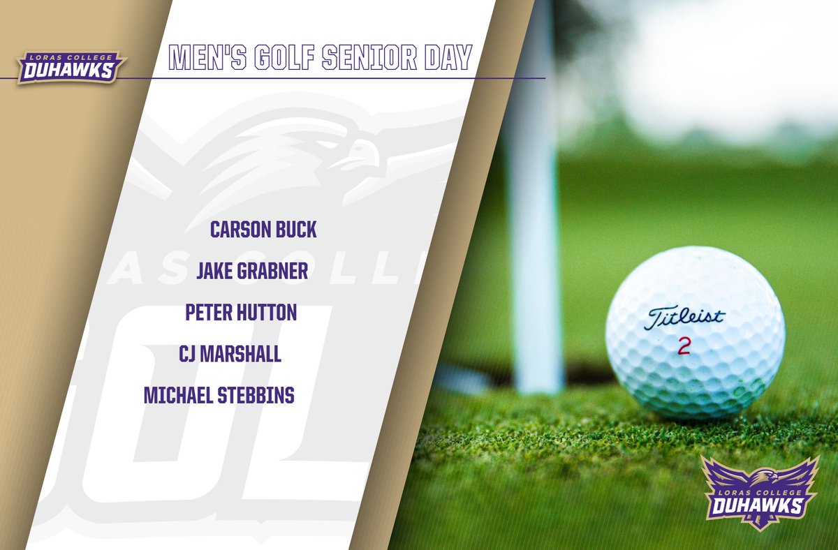 LorasAthletics's tweet photo. In our final installment of the Duhawk Senior Spotlight, we celebrate a group of @LorasMGolf seniors and their dedication to the program over the course of their careers! Read their stories at ➡️ https://t.co/9dVERyYPWy
#GoDuhawks #LorasTogether #ThankYouSeniors https://t.co/zXk6RGxA5d