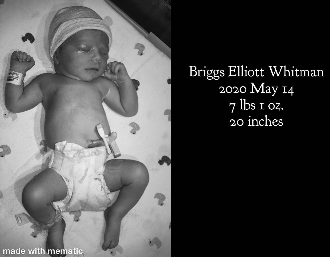 ForwardScience_'s tweet photo. ๐ The newest member of the Forward Science family made his debut yesterday. Welcome Briggs Elliott Whitman! ๐
#FutureLifeChanger
Congratulations to the Whitman family! https://t.co/L4R2GwjIpZ