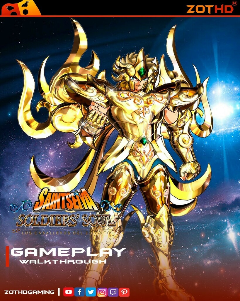 SanctOfGaming's tweet photo. Saint Seiya: Soldiers' Soul 💻 gameplay completo en el canal de Youtube! 👉 https://t.co/HfUFgD3udF
#zothd #caballerosdelzodiaco #saintseiya #gaming #xbox #videogames #playstation #gamer #videojuegos #gameclips #SaintSeiyaSoldiersSoul https://t.co/N0IdDmJOsi https://t.co/gASnDQFNJ1