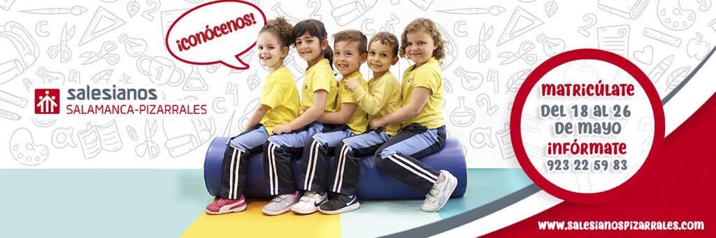 SalesianosPiza's tweet photo. ¡EL LUNES 18 DE MAYO COMIENZA EL PERÍODO DE MATRICULACIÓN!
Conoce nuestro proyecto y nuestra oferta educativa  en 
https://t.co/4BptEs2Iw2… #venamicole #matriculaciones https://t.co/wKl9o1lCAj