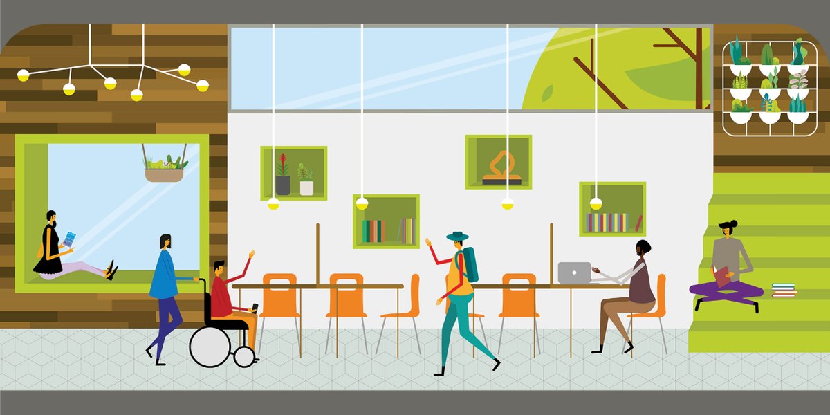 The once-popular benefits of co-working spaces are not guaranteed to attract firms in the post-pandemic world, as employees become increasingly concerned with physical distancing. Our interior designers comment on the future of co-working here ow.ly/dPNf50zGi5h #IBIinsights