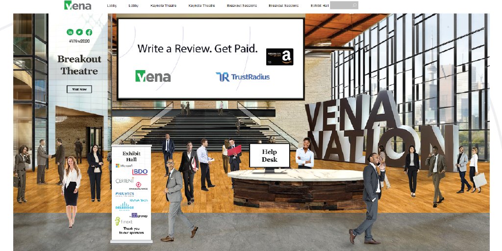 trustradius's tweet photo. Vena Nation is ON-DEMAND till May 22nd and reviews last forever! You can still receive a $25 Amazon gift card with us for writing a review on @venasolutions. #VNw2020 #TruthSells
💻Review: https://t.co/pOjtkjolwL https://t.co/NGAEwUz8W3