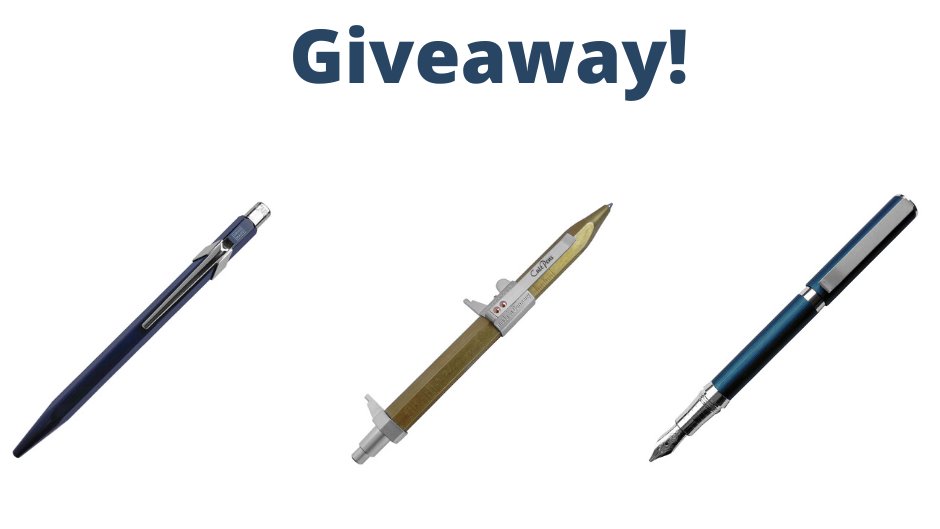 cultpens's tweet image. GIVEAWAY! To be in with a chance of winning one of these three Cult Pens exclusive products (1x Kaweco Mini Fountain Pen, 1x Caran D'ache 849, 1x Cleo Skribent Messograf) simply like this photo and be sure you're following us! Giveaway ends 22nd May. #Giveaway #Competition #Prize