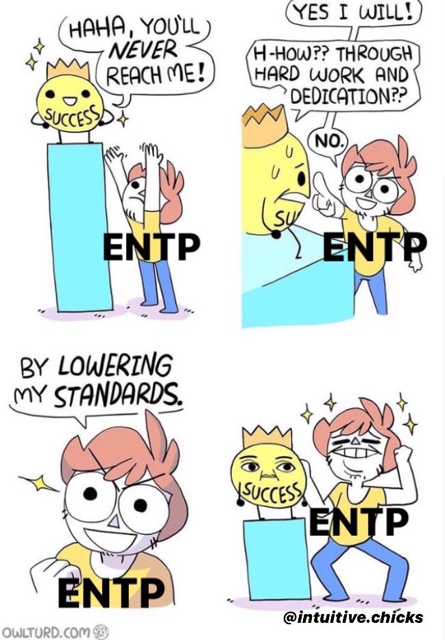 IntuitiveChicks's tweet image. #ENTP