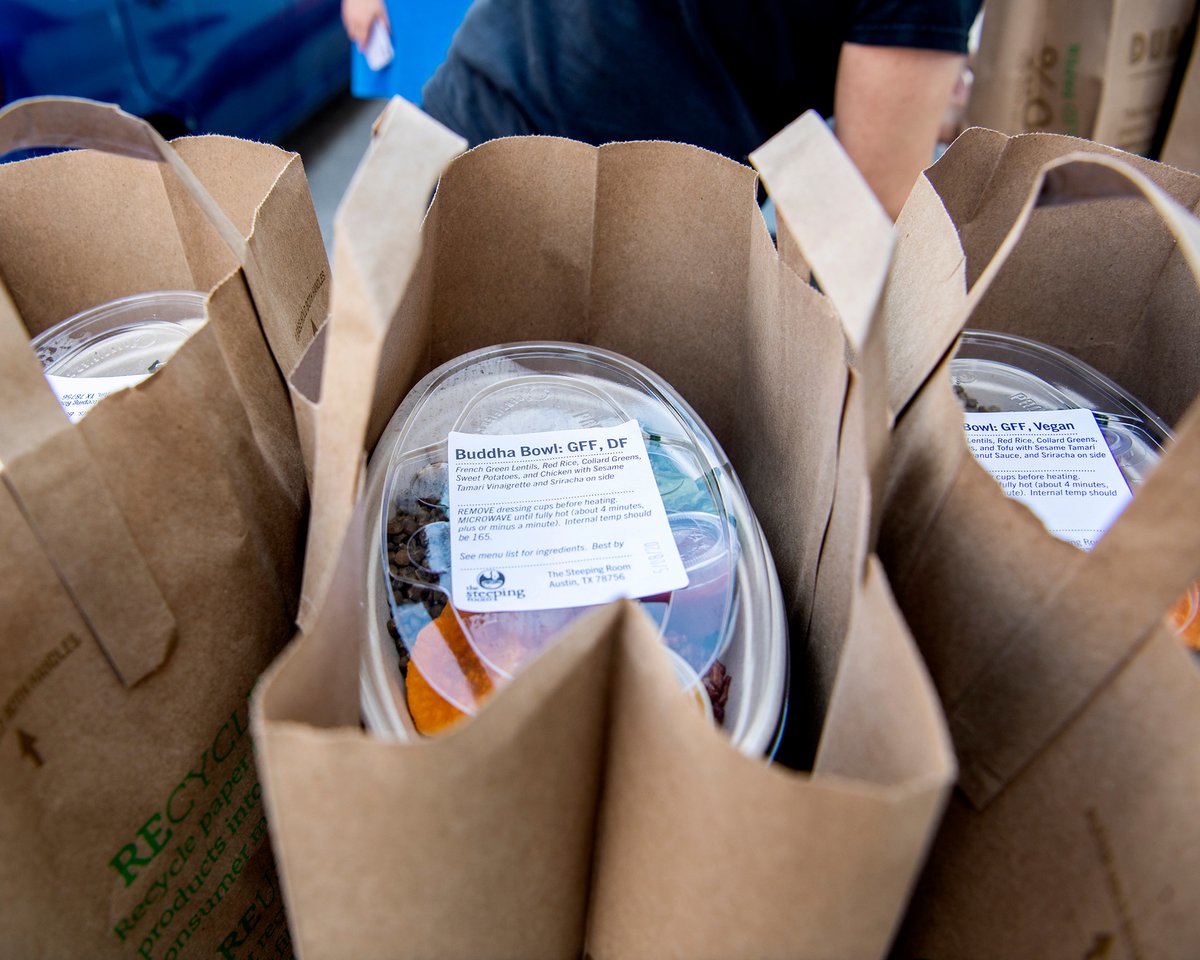 Huge shout out to <a href="/texasfarmhouse/">Farmhouse Delivery</a> for coordinating and delivering meals to <a href="/uthealthaustin/">UT Health Austin</a> workers twice a week for the entire month of May!