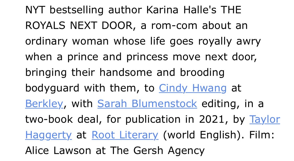 MetalBlonde's tweet photo. OKAY...here is the good news people!! It feels weird sharing good news right now, but damn this is SO EXCITING &amp; it’s been a total dream of mine to write for Berkley ❤️I’m still in shock. 
And this book! Definitely inspired by H&amp;M when they moved nearby 👑 https://t.co/oIyLRyGlLT