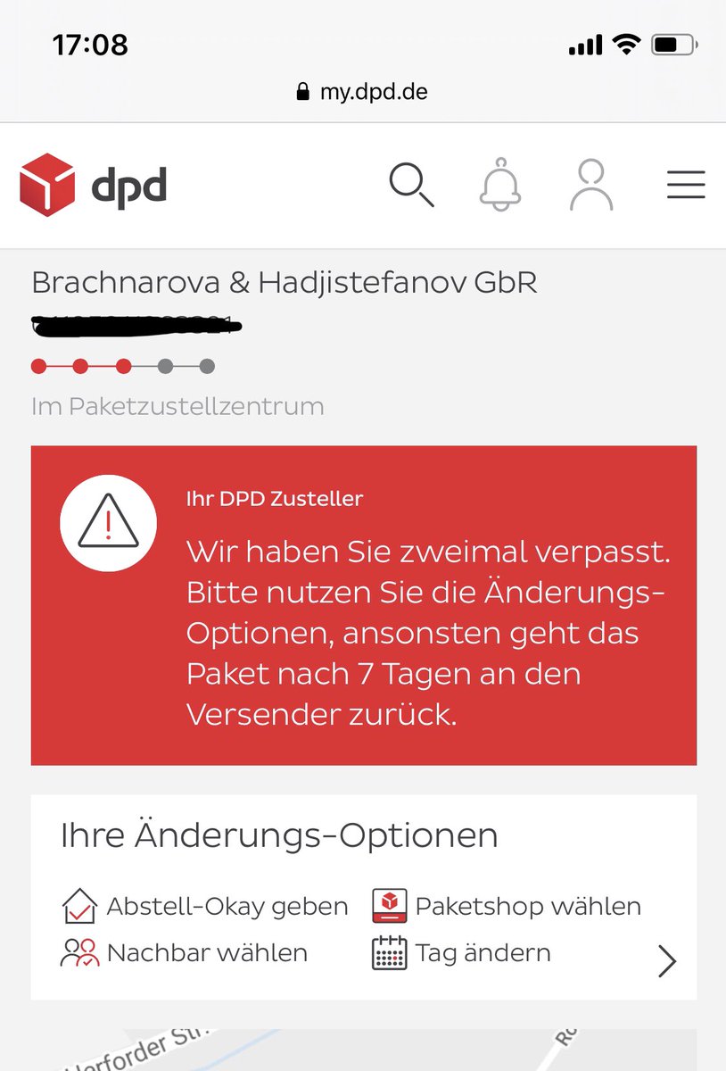 Ozkan_Go's tweet photo. @dpd_de Hi, wie kann es sein, dass ihr seit Jahren die Zustellproblematik in unserem Gebiet nicht gelöst bekommt? Ich bin seit Wochen im Homeoffice und meine Frau in Elternzeit. Beide zuhause. Dass es zwei Zustellversuche gab stimmt nicht. https://t.co/ObYqjDZyVG