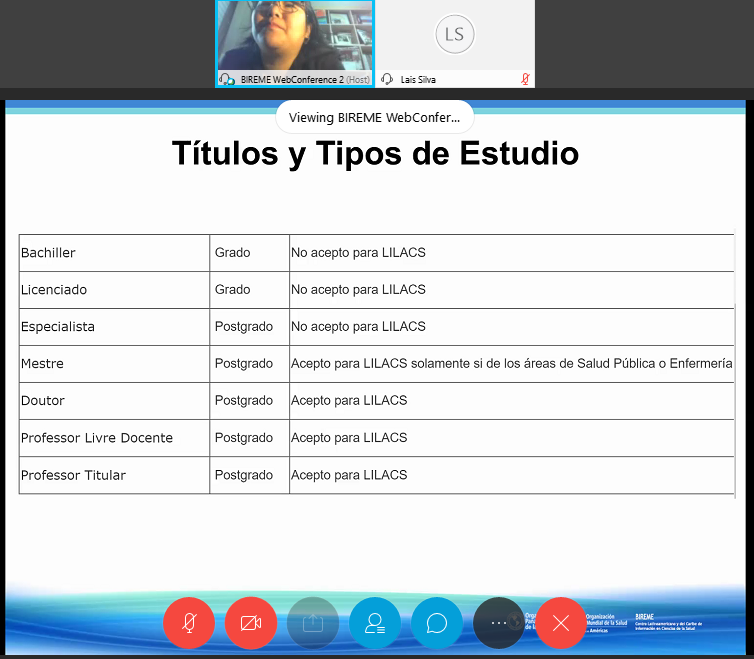 redelilacs's tweet photo. Sesión IV - Capacitación sobre Metodología LILACS (2020): Creación de nuevos registros bibliográficos - 𝗧𝗲𝘀𝗶𝘀 𝘆 𝗗𝗶𝘀𝗲𝗿𝘁𝗮𝗰𝗶𝗼𝗻𝗲𝘀

https://t.co/i4ZIaXr4NK

#RedLILACS #LILACS #LILACSNetwork  #MetodologiaLILACS #LILACSMethodology #LILACSExpress #FIAdmin https://t.co/SSg9CLg6Lh