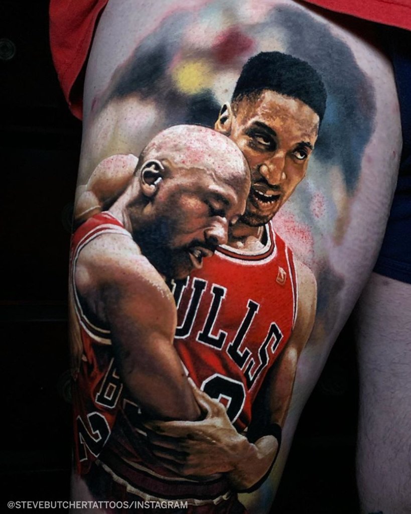 espn's tweet photo. The details on these tattoos 🔥🔥🔥

(via stevebutchertattoos/Instagram) https://t.co/ccwczfx4w6