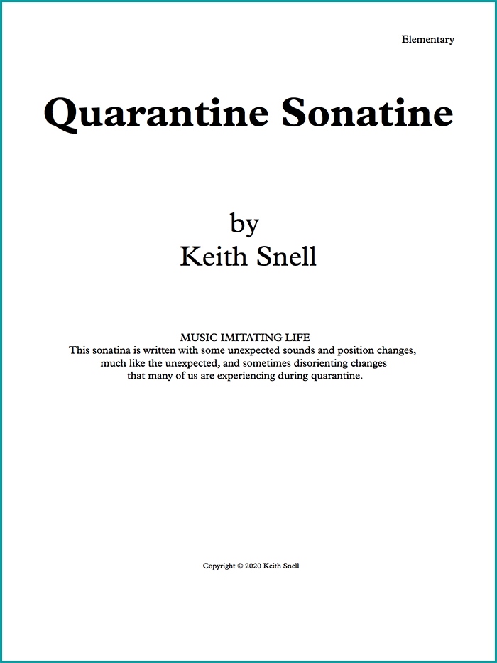 KjosMusic's tweet photo. New Original Sonatina by #KeithSnell ! As a courtesy during this difficult time Keith would like your students to have a FREE download of Quarantine Sonatine. #KjosMusic #PianoTeacher #QuarantineSonatine
https://t.co/2ERAWvfMYh https://t.co/jBIsYMj26X