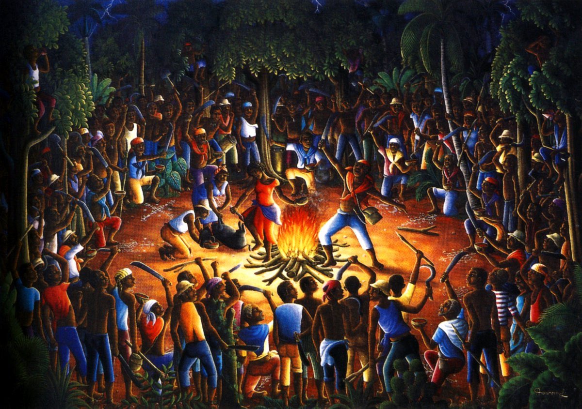 5/15: Did u know a Haitian  woman intiated the Haitian revolution? Cécile Fatiman, a Haitian vodoo priestess whose spiritual guidance & power helped others enslaved seek revenge for their oppression. The ceremony she held in Bois Caïman sparked a historical reset.