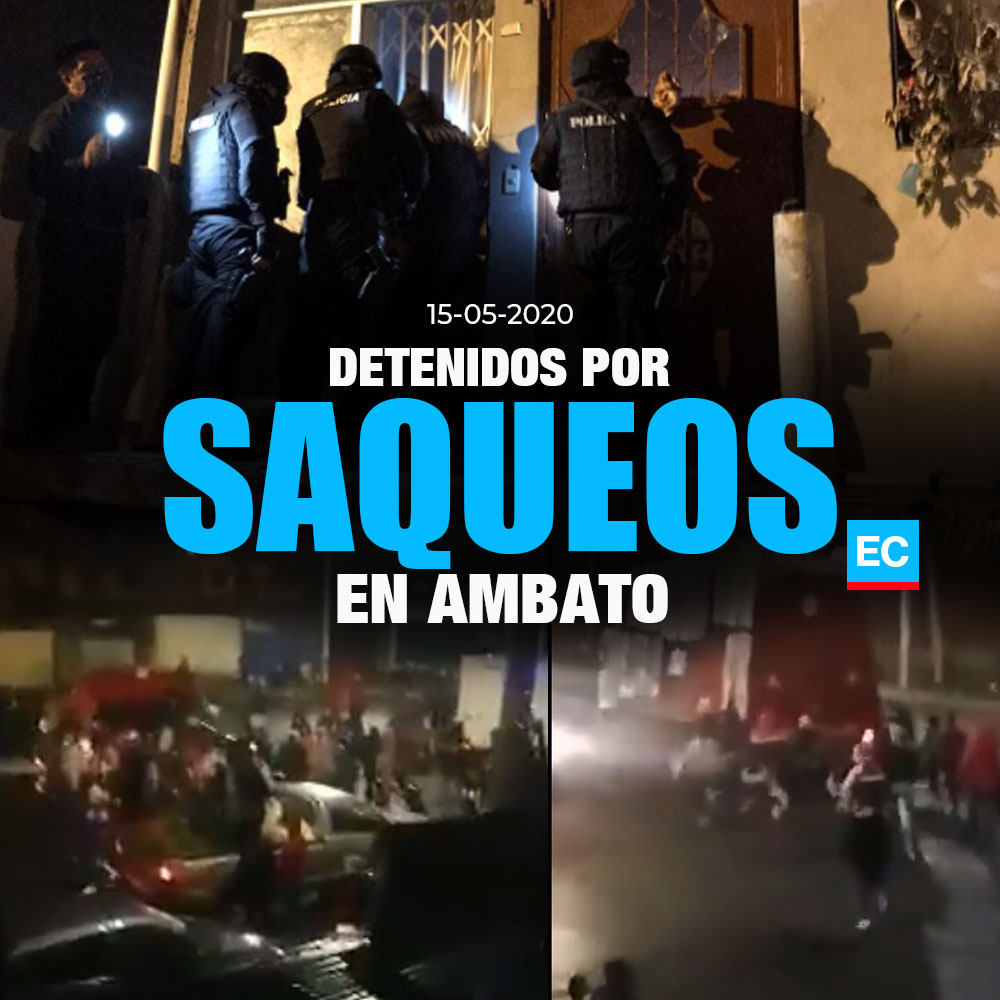 elcomerciocom's tweet photo. La Policía captura a ocho personas que habrían participado en los saqueos en Ambato. Bombonas de gas, costales con verduras, frutas y hortalizas fueron sustraídas de los vehículos » https://t.co/c0qdFsHtRL https://t.co/drT8rVKYY9