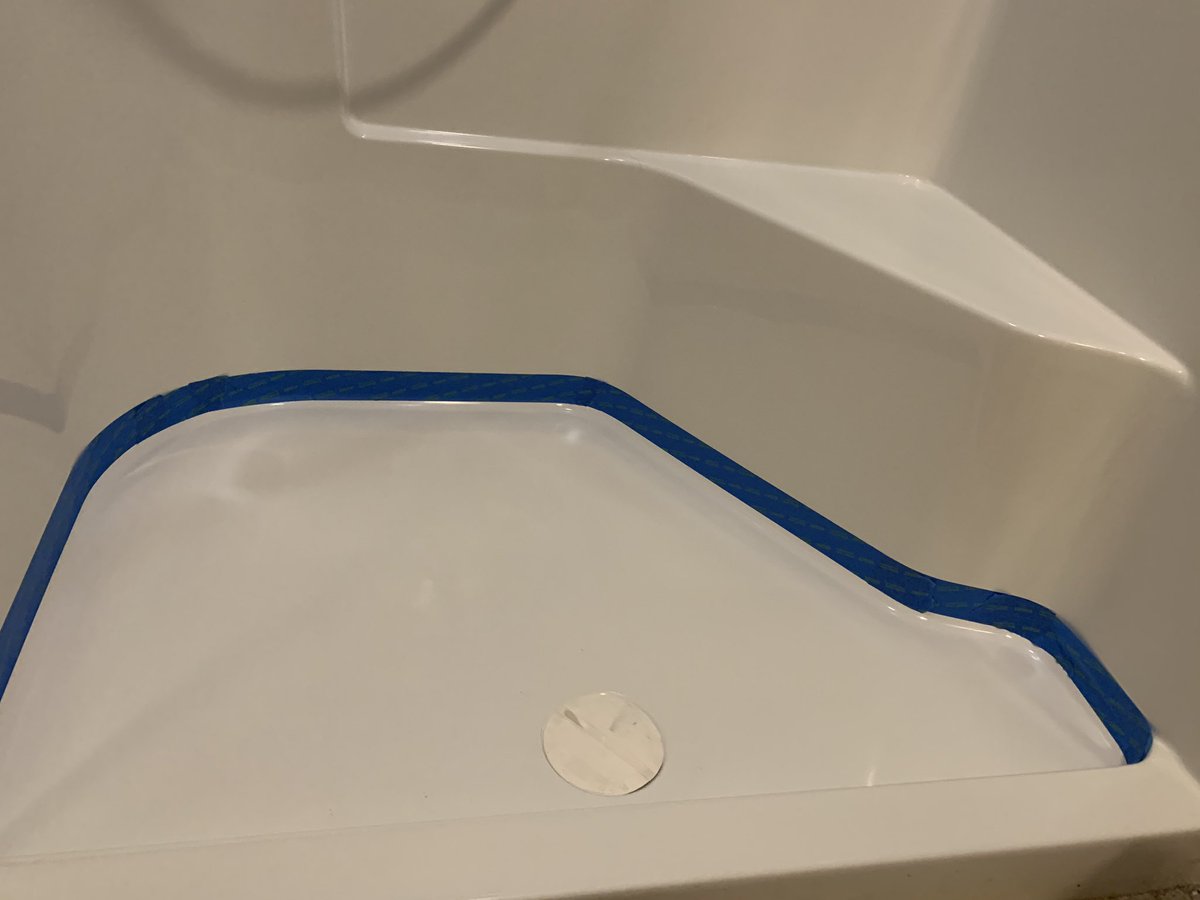 Yesterday it was just under 6K sqft of tile treatment, today it’s bathtub coatings in an assisted living facility. #assistedliving #nursinghome #safety #nonslip