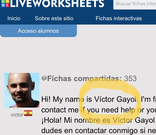 Jerobz's tweet photo. Mis votos para que Víctor Gayol, creador de la plataforma #liveworksheets se lleve este año el Global Teacher Prize, el Abanca y todos los premios docentes que existan, o no @maestradepueblo ?
😜🙌👏👏👏 https://t.co/9j23b41Jl8