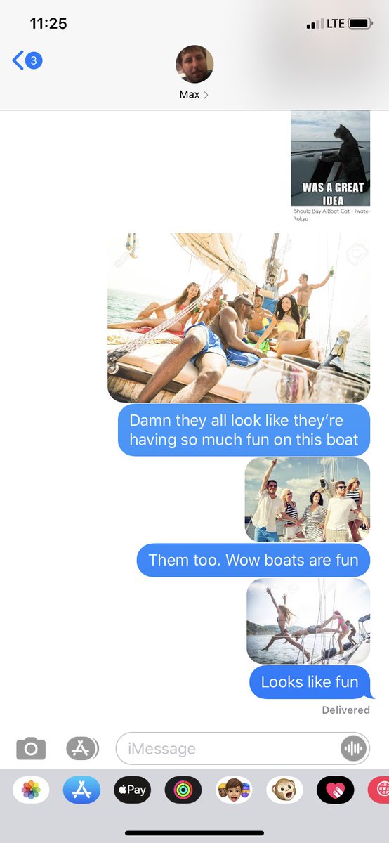 Ronor_Cyan's tweet photo. If your roommate is thinking about buying a boat, do the right thing and pressure them into it https://t.co/BWZqdrj70S