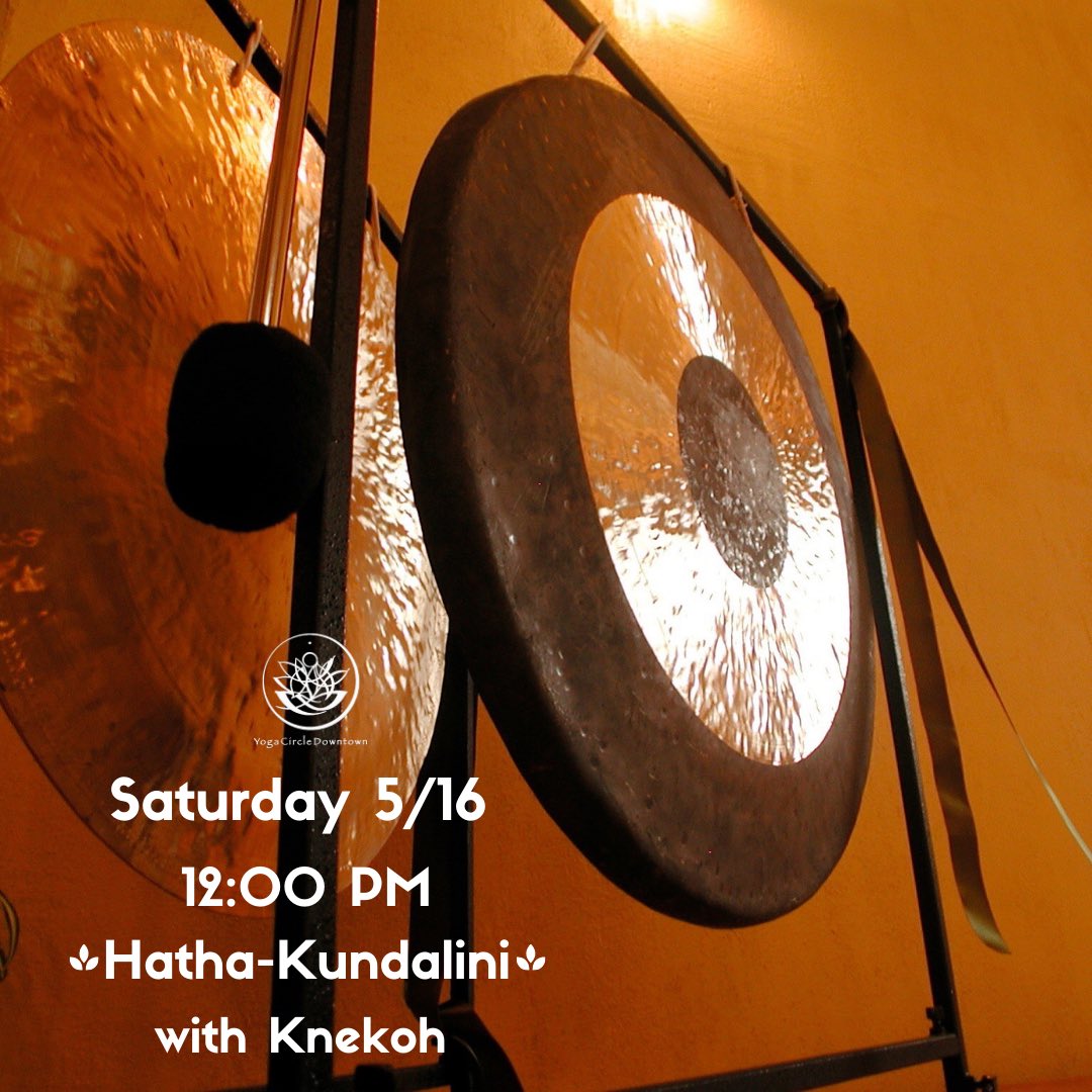 Join Knekoh Sat., 12n, for Hatha-Kundalini! Flow through vinyasa into detoxifying kriya, reset &amp; energize. DM/email admin@yogacircledowntown.com for Zoom info.

All classes are donation-based:
Venmo: @ yogacircle
CashApp: $yogacircledowntown
PayPal: admin@yogacircledowntown.com
