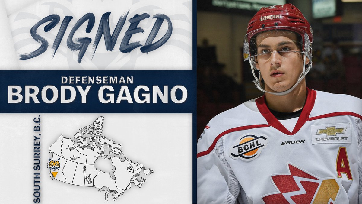 We're excited to add another member to our Bobcat family! Welcome to #BobcatNation, Brody Gagno!