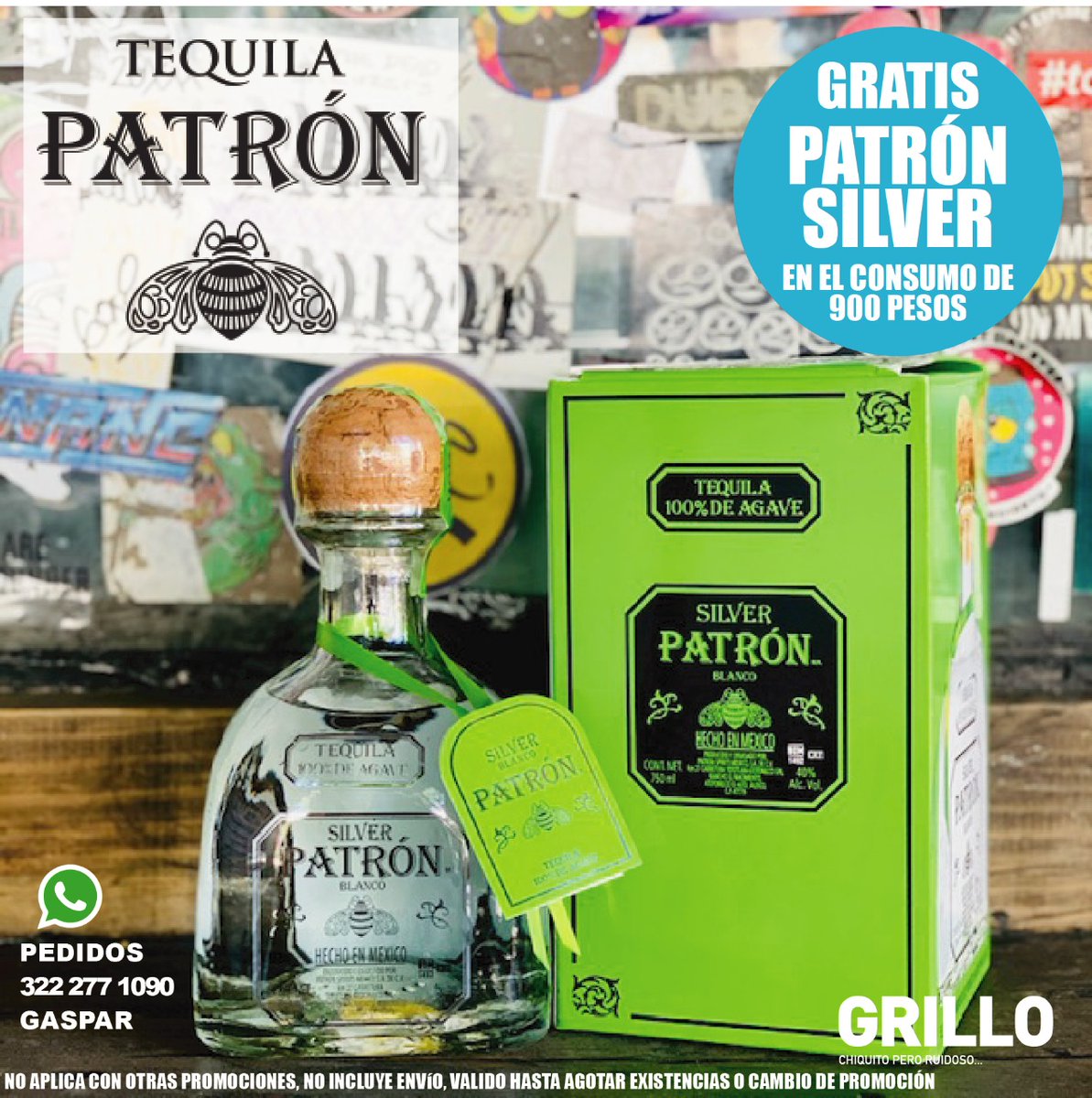 Hoy en la tiendita ruidosa te regalamos una botella de Tequila Patrón con tu consumo!!! A darle al apoyo local en #Gdl <a href="/tuenchapu/">Tú en Chapu</a>  <a href="/tuiterowski/">Andres Arzate</a> #Beer #Bar #ApoyoLocal #ConsumeLocal
