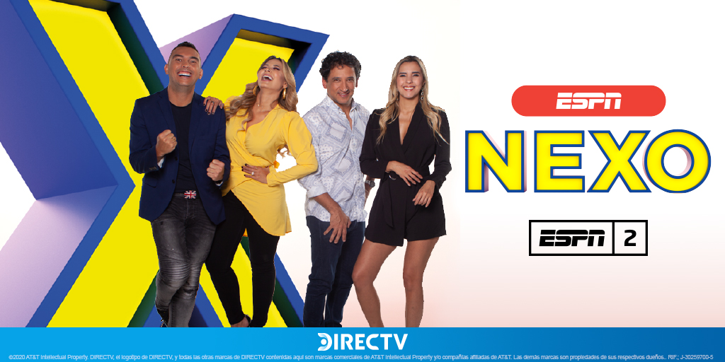 Seguimos entregándote la experiencia más completa 😎 ESPN Nexo está de vuelta de lunes a viernes por ESPN2 a las 5:00 PM. PAGA o RECARGA tu servicio a través de nuestros métodos Online aquí 👉 link.dtvla.com/3f47cf49 #QuédateEnCasa y no te lo pierdas por el canal 624 📺 ⚽