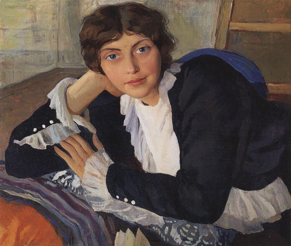 Works by Russian painter Zinaida Serebriakova, 1910s-30s, known for her expressive, intimate portraits