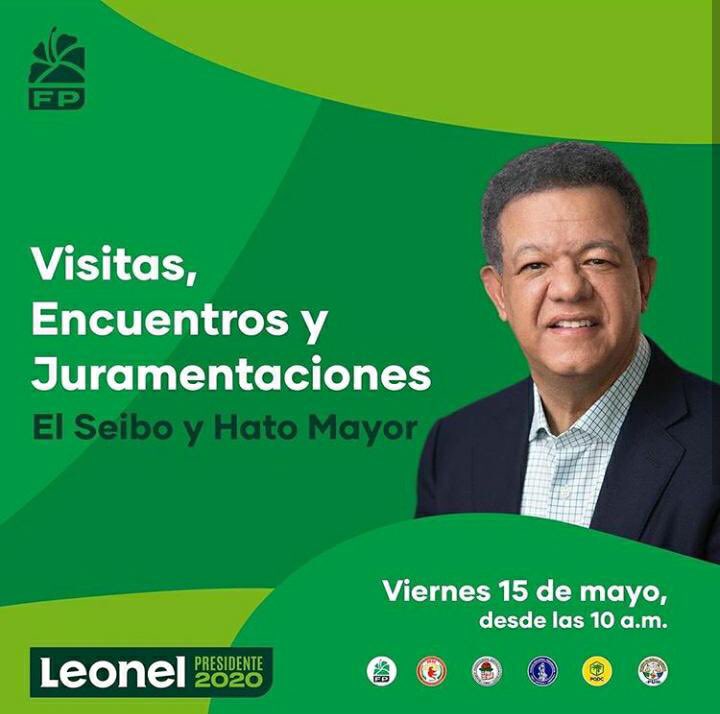 SumandoLaFuerza's tweet photo. Junto a @LeonelFernandez, seguimos el recorrido por #ElCaminoSeguro que nos llevará a la victoria este 5 de julio. Hoy viernes en la región este, para reunirnos con representantes de los sectores productivos y encuentros con los moradores de las provincias El Seibo y Hato Mayor. https://t.co/kLC2l2etg9