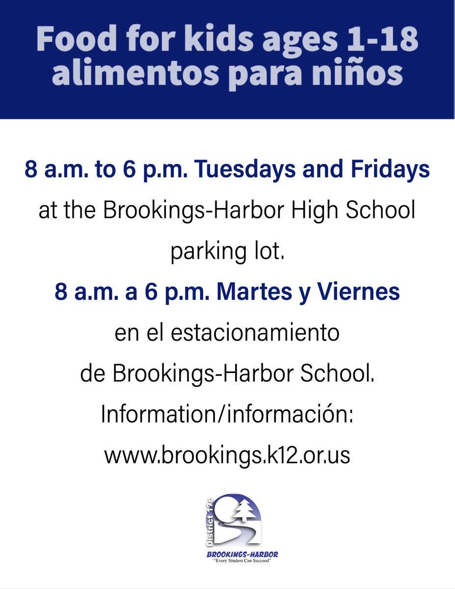 BHHSBruins's tweet photo. Today is Friday food pick-up day! Stop by the BHHS parking lot by 6 p.m. today to get food for youth ages 1-18 in your household. 
--
Does your child receive free or reduced-price school meals? Pandemic EBT provides families financial https://t.co/Yn6AoG4Rp4 https://t.co/uCEhTr3FAx