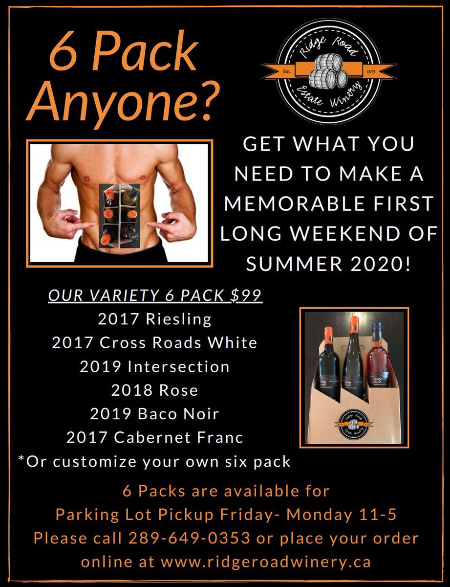 6 pack anyone?
#may24 #longweekendvibes #winetime