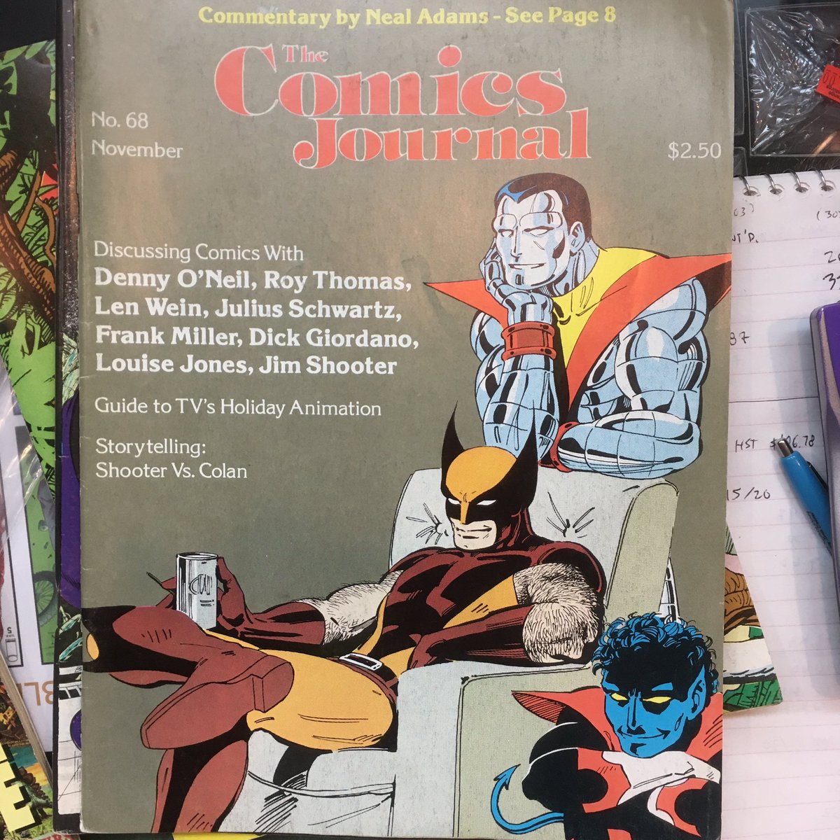 strangeadventrz's tweet photo. More classic issues of #thecomicsjournal. What an incredible magazine. So many great career-spanning interviews! #readmorecomics #comicsjournalism #1980scomics #1990scomics https://t.co/isdAy2d9y8