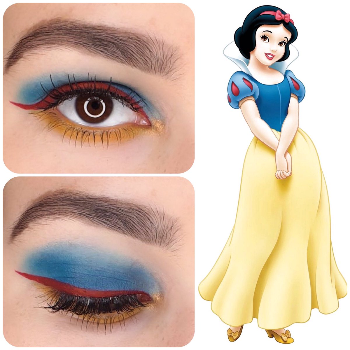 camifernandezmk's tweet photo. Maquillaje inspirado en Blancanieves 🔵🔴🟡
#makeup #maquillaje #maquillajemadrid #maquillajeojos #makeupartist #maquilladoraprofesional #maquilladoramadrid #maquilladoraenmadrid #maquillajeojos #disneymakeup #maquillajedisney #maquillajeblancanieves #disneymaquillaje https://t.co/IHnPaemuYe