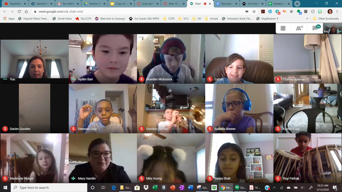 ap_guilliams's tweet photo. Two weeks in a row of our AWESOME resource teachers joining us for our class meetings. Thanks @STEAMteachCCPS @laura_prymak and @HamlinMyranda for joining us and spending some time on a Friday morning doing some building and playing some music!#WPESwolves https://t.co/emccger98g