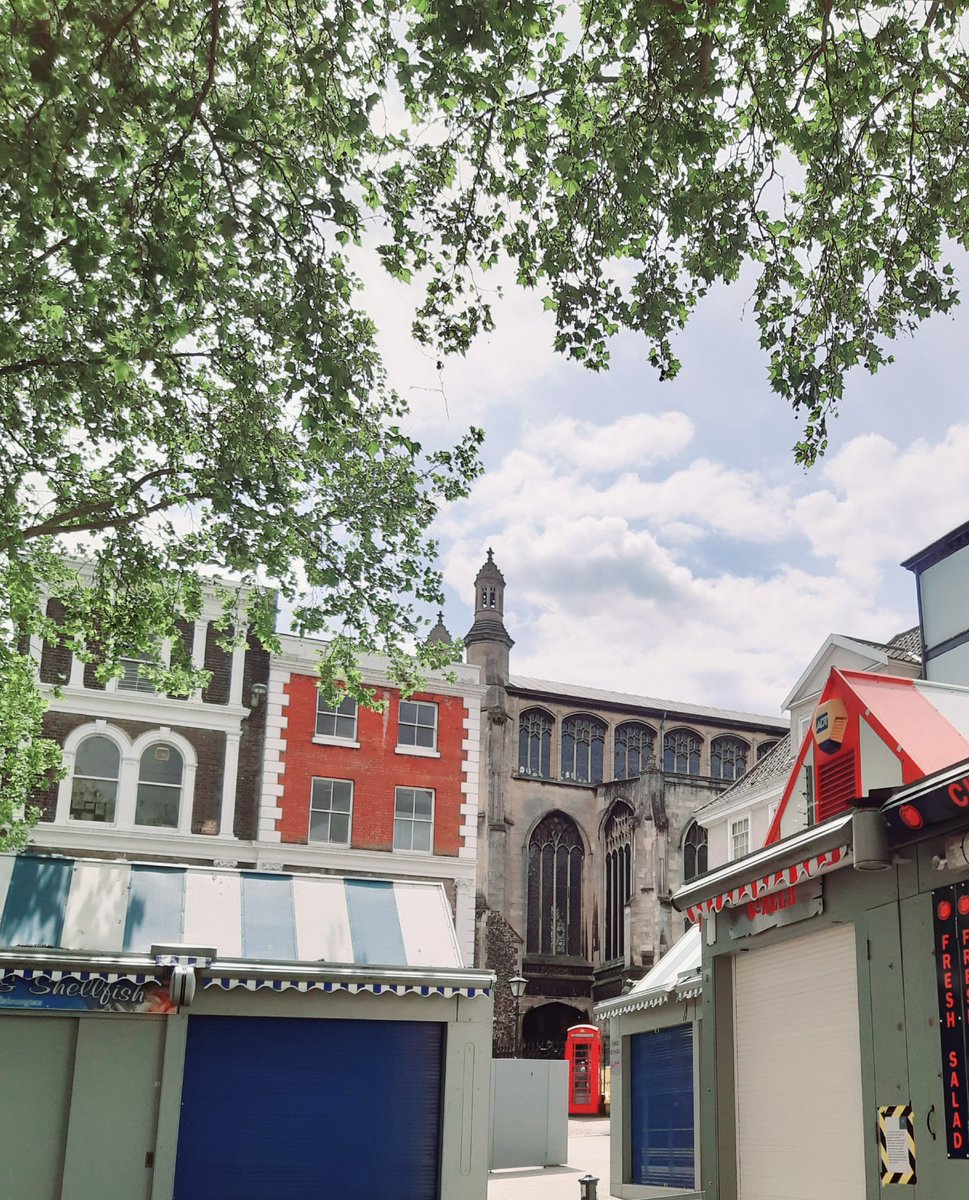 FGTNorfolk's tweet photo. A stroll amongst the quiet of our fine city today felt strange, but good.

#afinecity #walkingthrough #Norwich #Norfolk #fgtnorfolk https://t.co/BwcuWUikCG
