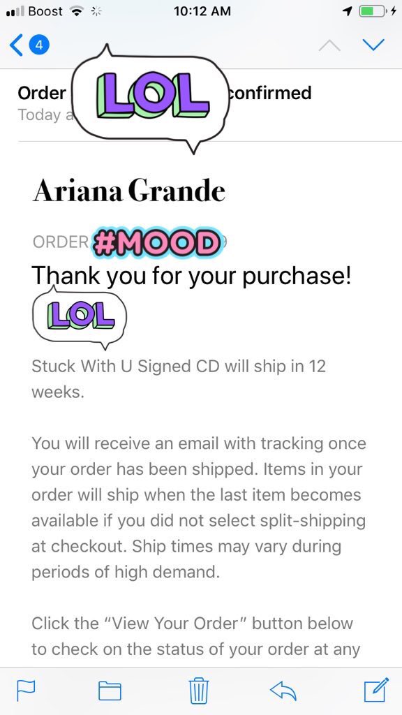 imhxgrxnde's tweet photo. IF @ArianaGrande FOLLOWD U PLS SEND THIS TO HERπ€MAKE SURE YO STREAM STUCK WITH U @justinbieber #StreamStuckWithU #StuckWithU #STUCKWITHUBUYINGPARTY #StuckWithUStreamingParty #STUCKWITHYOU #iboughtstuckwithu #arianagrande #JustinBieber https://t.co/3LzAEo5p7C