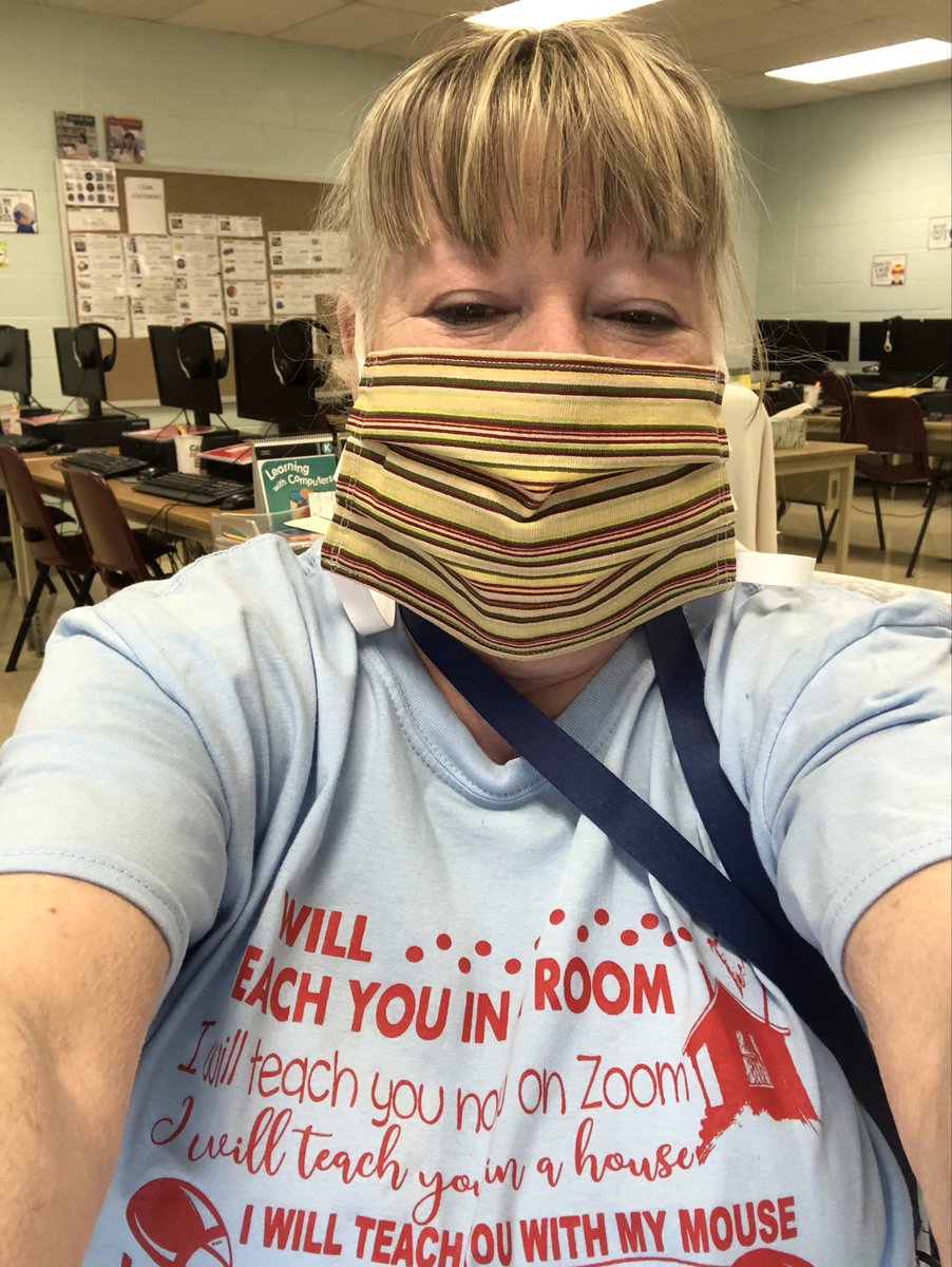 Part of our new normal@for now. So very proud to be back in school just wished our students was here with us in my room. Right now we would have been presenting our Powerpoint presentations. Never realized how much I miss being here.