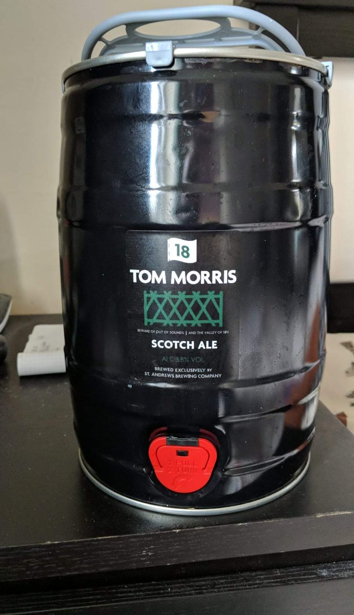 Thanks to having the best coach/teammate going I will be enjoying a nice cold beer from <a href="/StAndrewsBrewCo/">St Andrews Brewing Co</a> while I recuperate and do our team Zoom quiz tonight