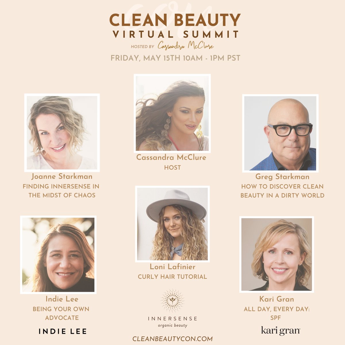 CleanBeautyCon's tweet photo. It's almost time to tune in to @CleanBeautyCon to hear from @Innersense @Indie_Lee and @KariGranSkin 😍

#cleanbeautysummit #businesswoman #beautyclass #cleanbeautyeducation #beautyovereverything #selfcare #cleanbeautycommunity #cleanbeautyconnect https://t.co/3VQ0mPeKxA