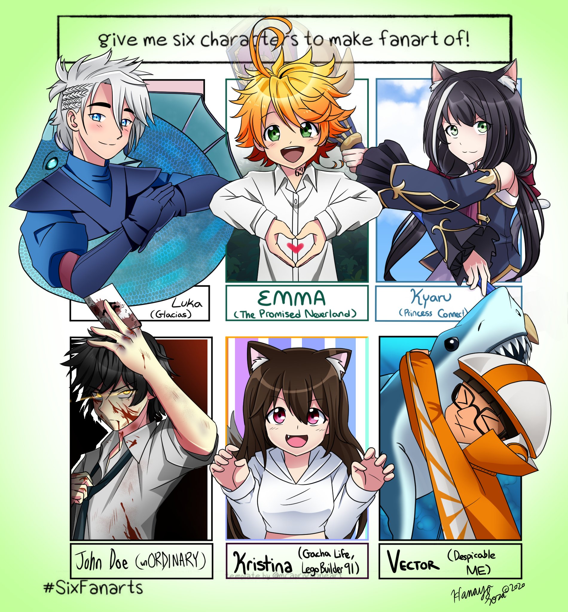 Hanayo Sora Fanart 4 6 John From Unordinary Kristina And Vector From Despicable Me All Picked Randomly X D Thank You For All Of Yr Great Suggestions T Co Yizuufwl98