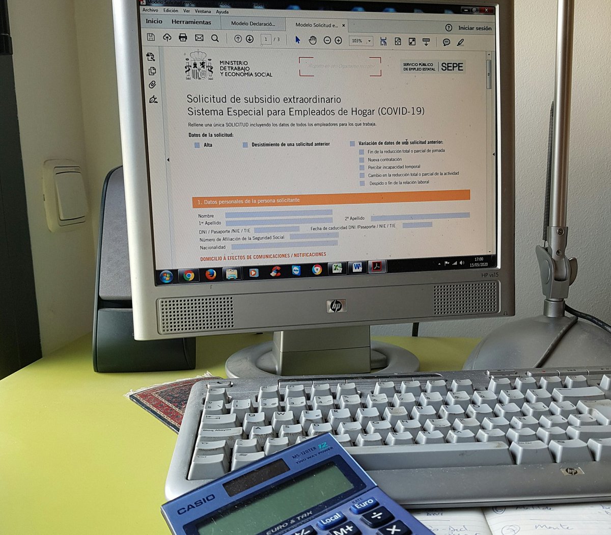 Si tens dubtes en tramitar els formularis del Subsidi Extraordinari per Treballadores de la Llar, truca'ns i t'ajudarem. ANEM PER FEINA 695694373 anemperfeina@pangea.org
Famílies i treballadores, juntes fem front al COVID19.