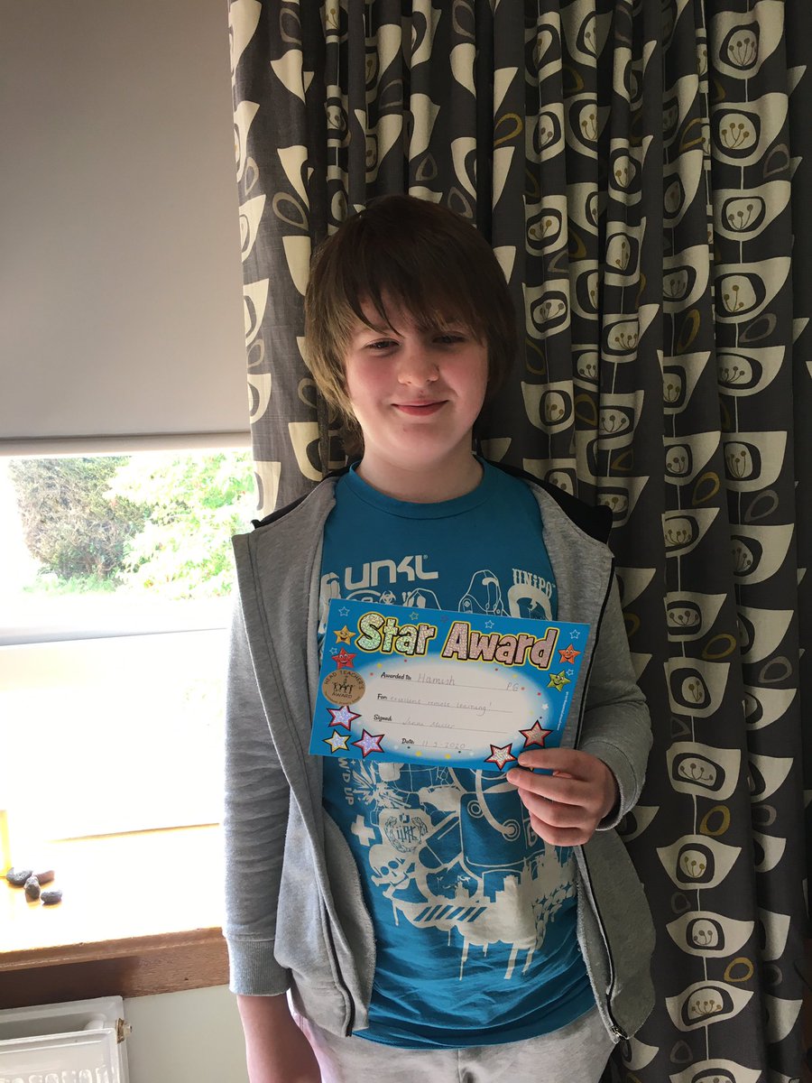 LauraLightbody_'s tweet photo. @ThornliebankPS thank you for the Star Award you sent Hamish...what a lovely surprise! Much appreciated! https://t.co/mIGgfq5gky
