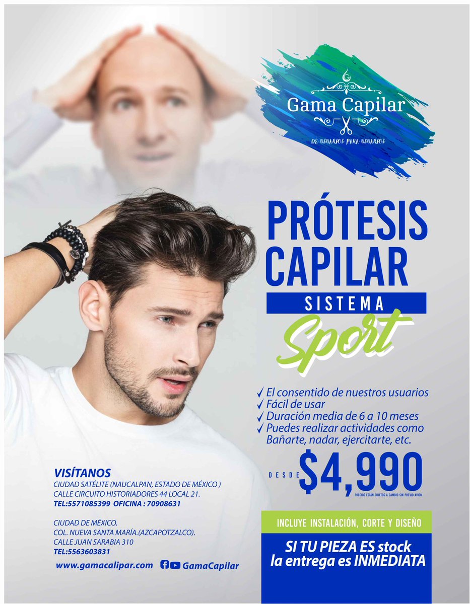 tottocamacho's tweet photo. 🟩 Es momento de lucir diferente Gracias a @gamacapilar #gamacapilar #protesiscapilares https://t.co/ssCvn7BCWH