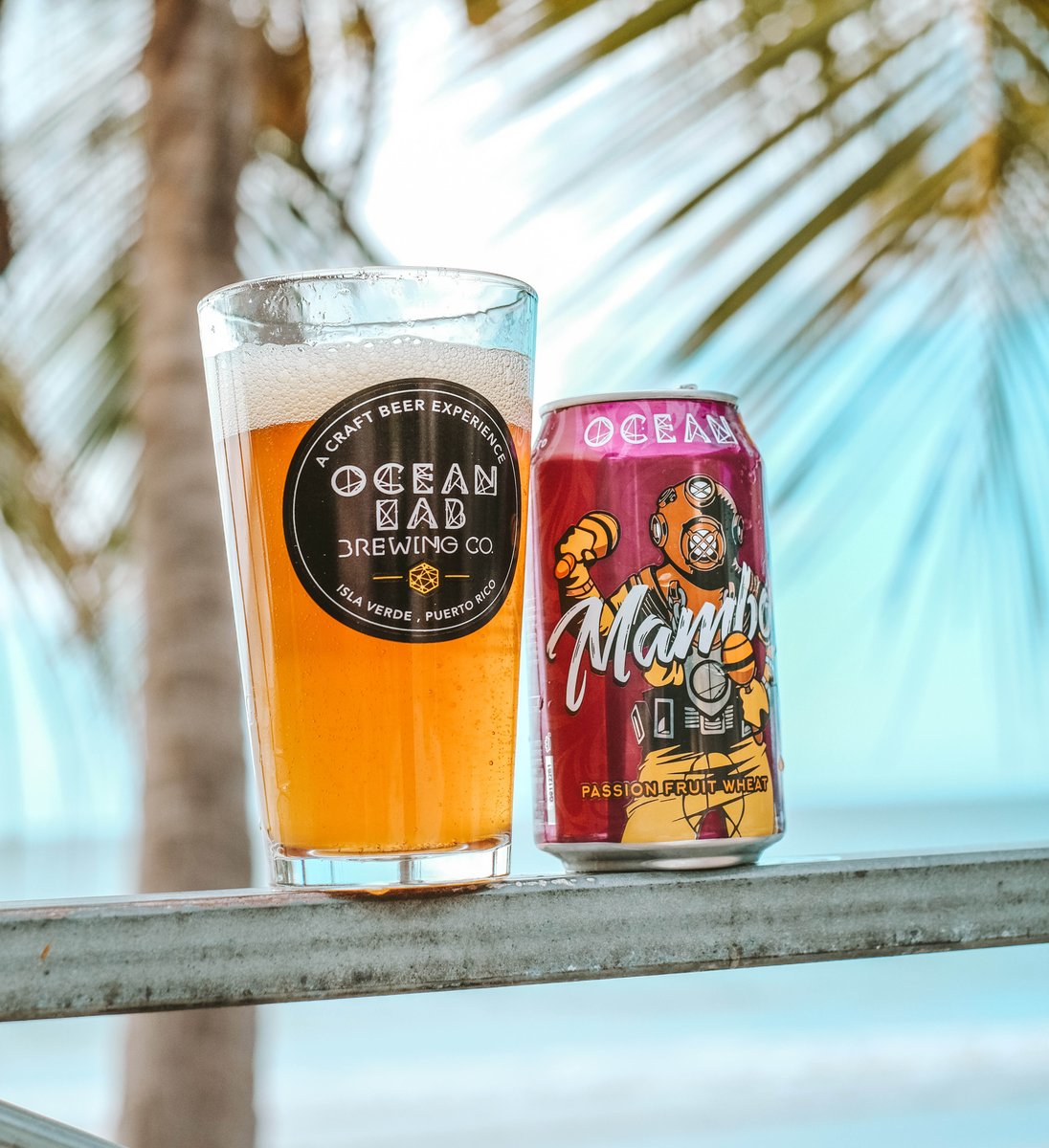 oceanlabbrewing's tweet photo. Mambo es inspirada en el caribe y sus frutas tropicales. Esta cerveza fusionada con parcha combina perfectamente con ensaladas y mariscos. 🍻 Cheers!
#BornForEveryone #BornOnTheBeach 
#HechaEnPuertoRico #ElaboradaLocalmente https://t.co/7VFzKh5CeV