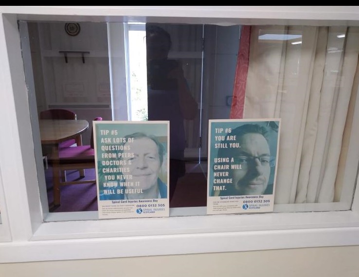 sisonlineorg's tweet photo. The Glasgow Spinal Unit created a "pushway of inspiration" displaying advice and tips given by our volunteers to help the newly injured for #SCIAD2020. #backingyouforlife #livingwithSCI https://t.co/ClLCUNyGaZ